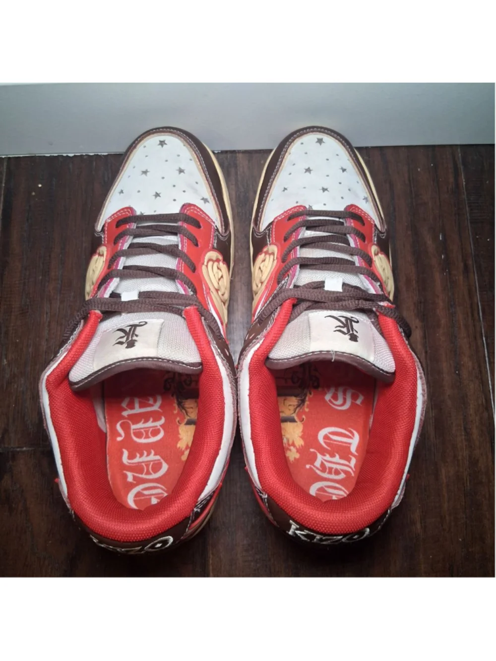 KIZO Kicks College Dropout Red Rose Sneakers